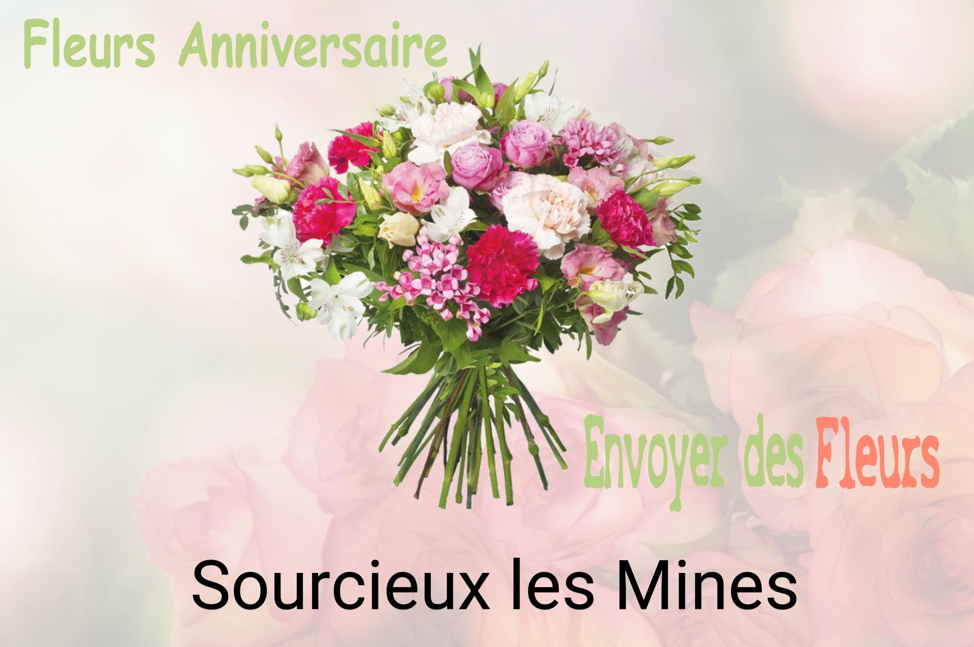 Bouquet de fleurs d’anniversaire livré à Sourcieux-les-Mines